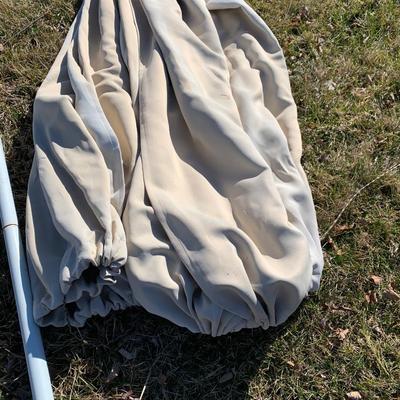 10â€™ Sun Patio/Deck Curtain - Four 8â€™x4â€™ Section w/Tie Straps