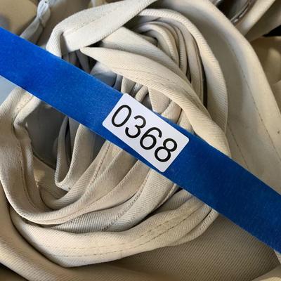10â€™ Sun Patio/Deck Curtain - Four 8â€™x4â€™ Section w/Tie Straps