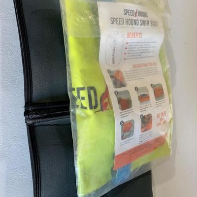 Wet Suit & Speed Hound Swim Bouy in plastic