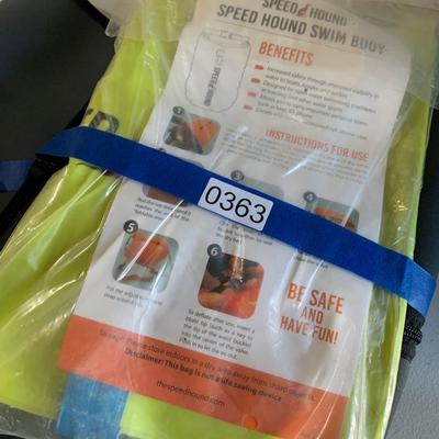 Wet Suit & Speed Hound Swim Bouy in plastic
