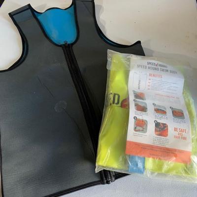 Wet Suit & Speed Hound Swim Bouy in plastic