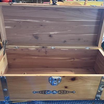 Timber Craft Cedar Pine Treasure Chest