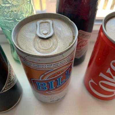 Vintage Coca-Cola Bottles / Billy Beer Can Lot
