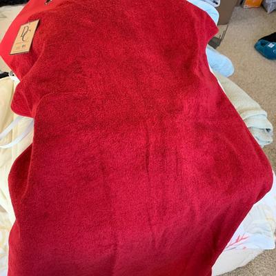 Christmas / Holiday Towel Lot - Large Size w/tags - Dish Towels - Door Mat