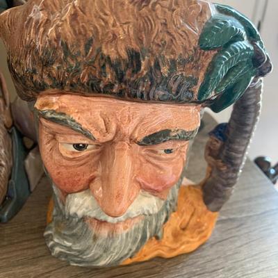 Royal Doulton Robinson Crusoe Toby Mug & Other
