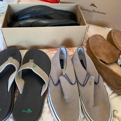 Casual / Comfort Menâ€™s Shoe Slippers Lot Tony Bahama Ugg Polo Sanik