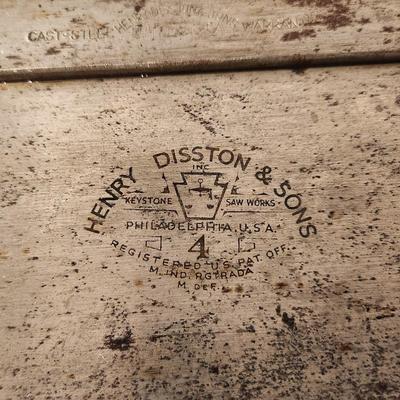 Lot #21 1940-1947 Diston & Sons #4 Hand Saw - rare 16