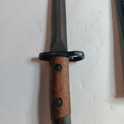 Vintage Belgian S.A. 30 Bayonet with Scabbard Beautiful condition!