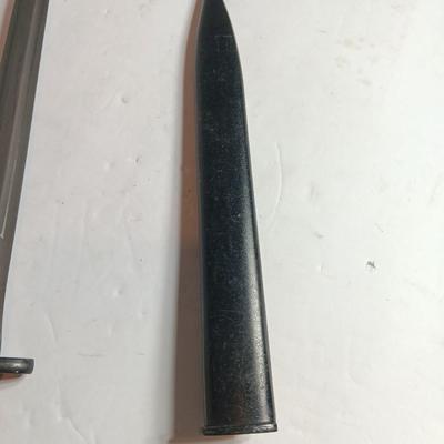 Vintage Belgian S.A. 30 Bayonet with Scabbard Beautiful condition!