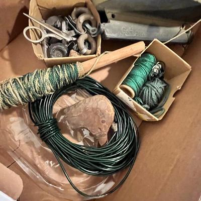 Vintage decoy & supplies.