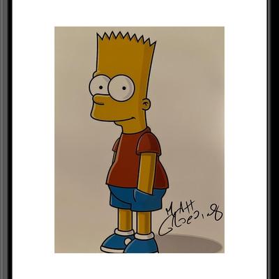 The Simpsons Matt Groening signed photo