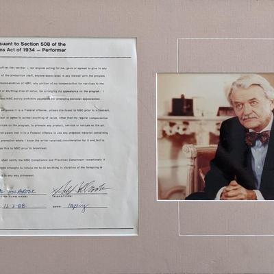 Hal Holbrook signed Communications Act of 1934