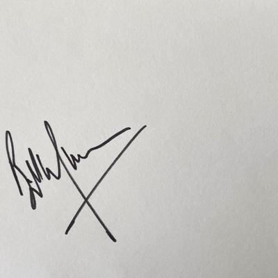 Rolling Stones Bill Wyman original signature