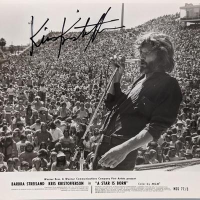 A Star is Born Kris Kristofferson signed photo