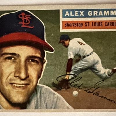 St. Louis Cardinals Alex Grammas baseball trading card