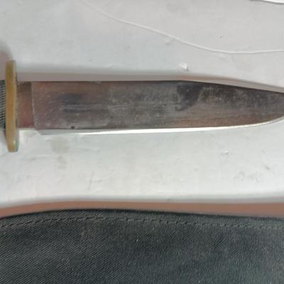 USA Made Cold Steel Trail Master carbon v Steel kinfe with sheath