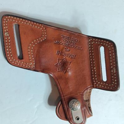 Bianchi #5 "Blackwidow" .45 Auto Colt CMDR. leather holster