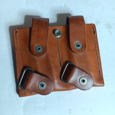 Leather Double Speed loader Pouch
