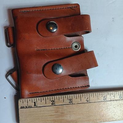 Leather Double Speed loader Pouch