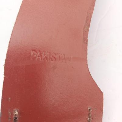 Beautiful natural wood handle Knife with leather sheath