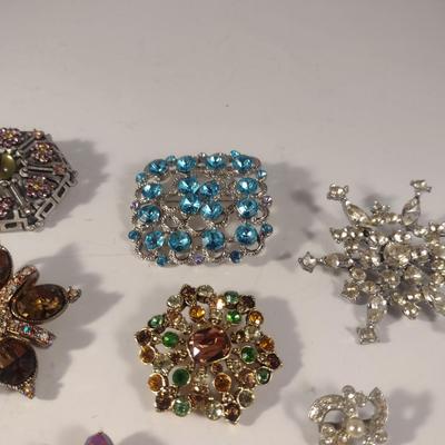 Collection of Fashion Jewelry- Brooches (#6)