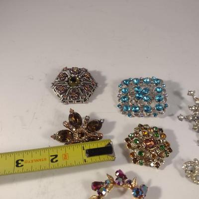 Collection of Fashion Jewelry- Brooches (#6)