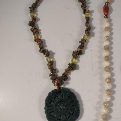 Collection of Stone Necklaces (#7)