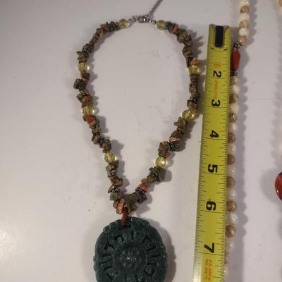 Collection of Stone Necklaces (#7)