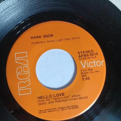 45 LP Records -Tom Wopat - Rockabilly Rebel - Hank Snow and more