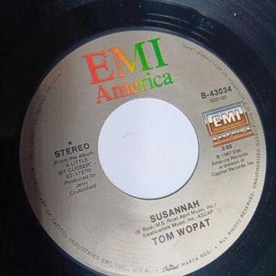 45 LP Records -Tom Wopat - Rockabilly Rebel - Hank Snow and more