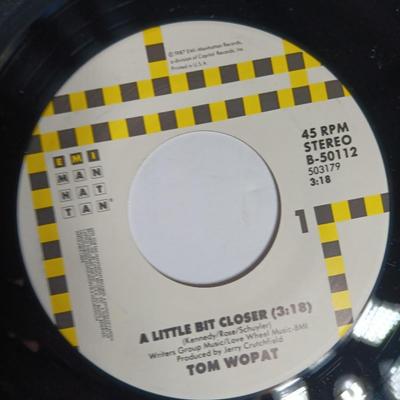 45 LP Records -Tom Wopat - Rockabilly Rebel - Hank Snow and more
