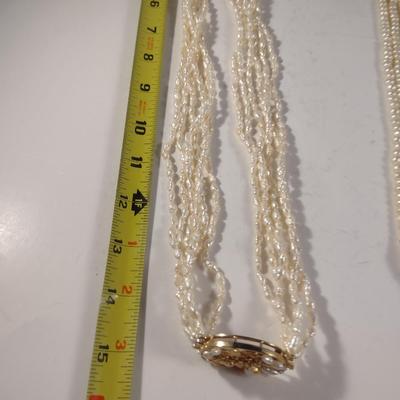 Two Sets of Multi-Strand Pearls (#9)
