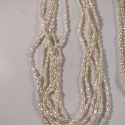 Two Sets of Multi-Strand Pearls (#9)