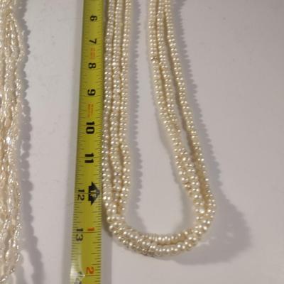 Two Sets of Multi-Strand Pearls (#9)
