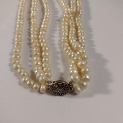 Two Sets of Multi-Strand Pearls (#9)