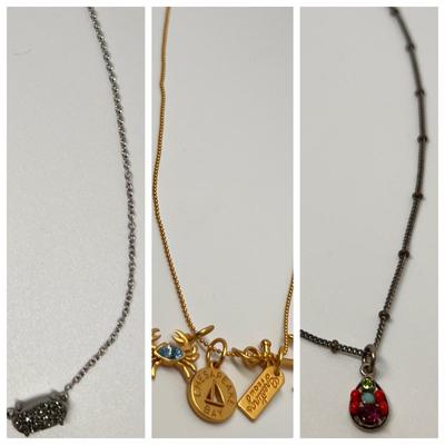 Designer Costume Jewelry Lot Necklaces - Kendra Scott