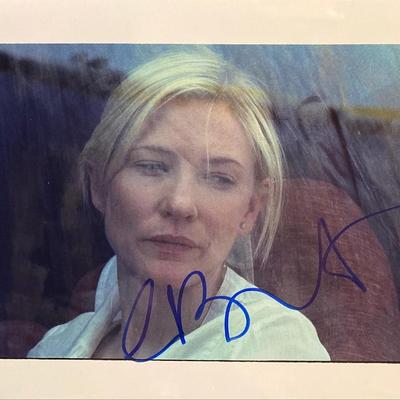 Babel Cate Blanchett signed movie photo