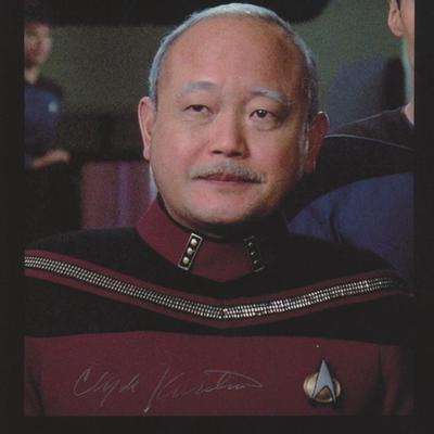 Star Trek Clyde Kusatsu signed photo