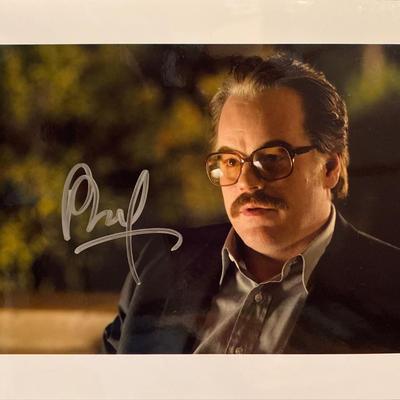 Charlie Wilson's War Philip Seymour Hoffman signed movie photo