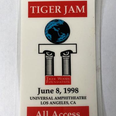 Tiger Jam 1998 Backstage Pass