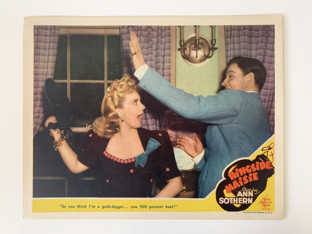 Ringside Maisie original 1941 vintage lobby card | EstateSales.org