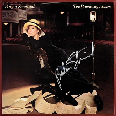 Barbra Streisand signed The Broadway album 