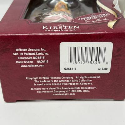 American Girl Kirsten Hallmark Keepsake Ornament 2003
