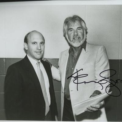 Kenny Rogers signed photo