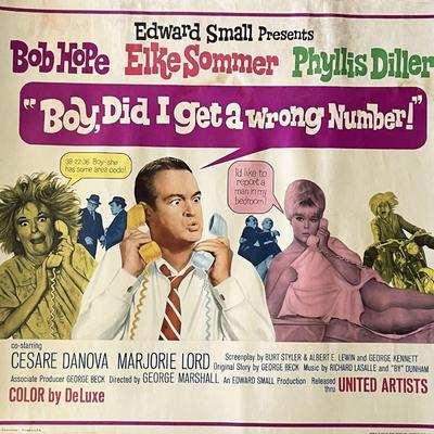 Boy, Did I Get a Wrong Number! 1966 vintage movie poster