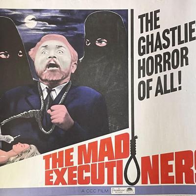 The Mad Execution 1963 vintage movie poster