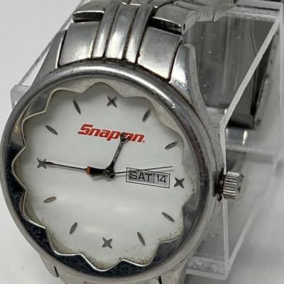 Snap ON Wrist Watch Date Hour Minute