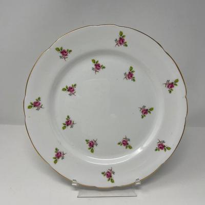 Royal Kent Staffordshire Rose Bud Salad Plate