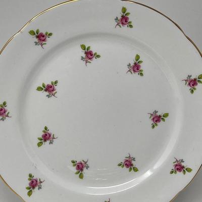 Royal Kent Staffordshire Rose Bud Salad Plate