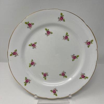 Royal Kent Staffordshire Rose Bud Salad Plate